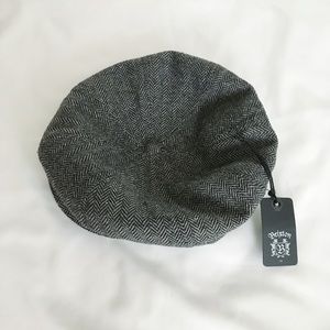 BRIXTON Tweed Newsboy Hat